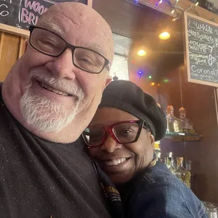 Stephen and Kim bartender s