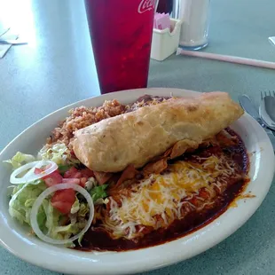 Chimichanga special, ole!