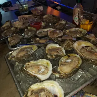 mussels, oysters, oysters and mussels, shellfish, food