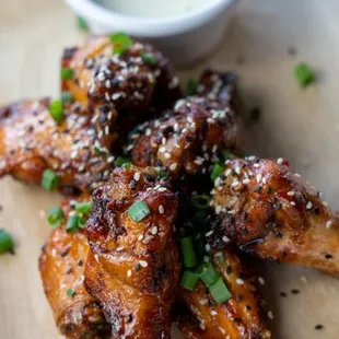 The Asian Glazed Wings are obscene!