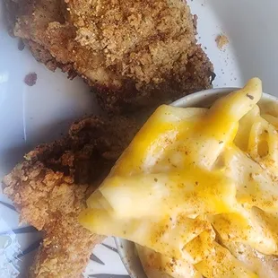 Fried Chicken  and Smacand Cheese