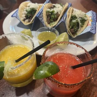 Carne Asada Tacos and Margaritas!