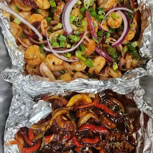 Pla Goong and Chili Paste Salmon Party Trays