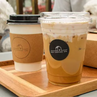 Strawberry Cream Oat Milk Latte