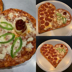 Heart shaped pizzas available for Valentine&apos;s Weekend