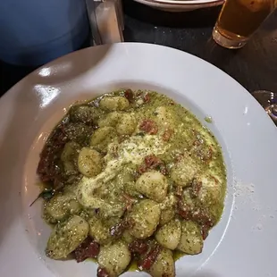 Gnocchi with Pesto sauce
