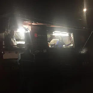 Night view of the truck Indiana on tap tasting society even (11/16/18)