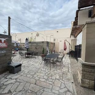 Outside seating