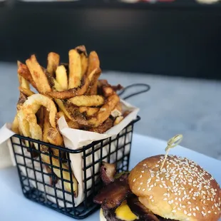 Hand Cut Fries and Buns made from scratch in house.