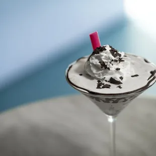 Try a shaketini! Our homemade ice cream + alcohol = perfection!