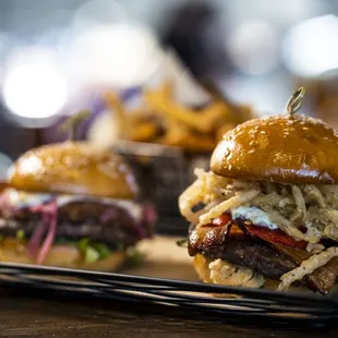 When you can&apos;t decide, get two jumbo sliders of your choosing! Don&apos;t forget the side of hand-cut fries!