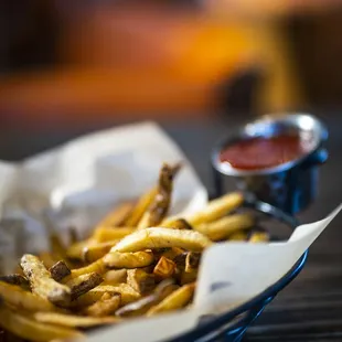 Hand-cut french fries with our homemade ketchup