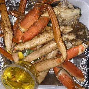 Crab legs appetizer