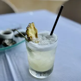 Pineapple coconut cocktail