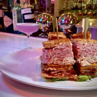Our famous Club sandwich is always made to order, with freshly-sliced meats