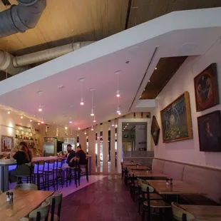 Check out our rotating artwork, always from local artists