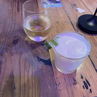 Prosecco and key lime martini