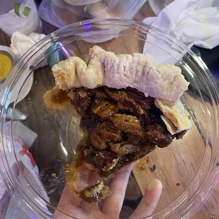 Bourbon pecan pie
