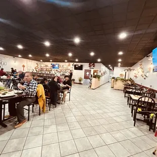 people sitting at tables