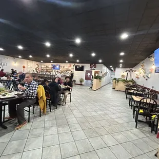 people sitting at tables