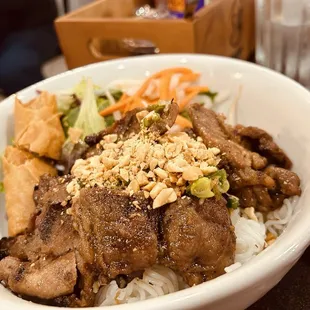 Grilled Pork Vermicelli Plates