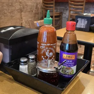 On every table!