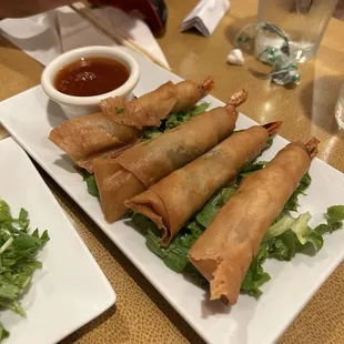 Rocket Shrimp Rolls