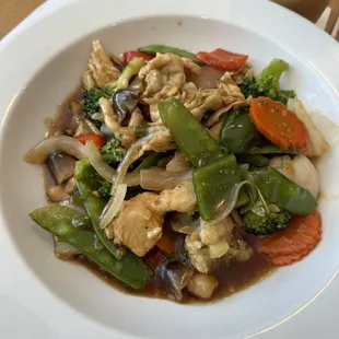 Stir-Fried Vegetables with chicken