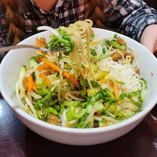 Fried Tofu Vermicelli Bowl