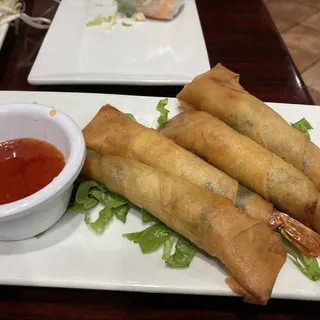Rocket Shrimp Rolls