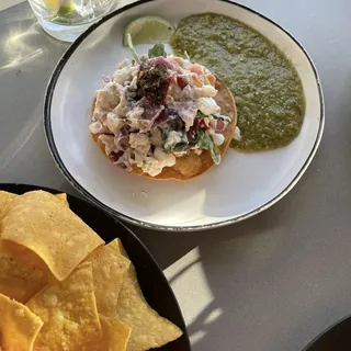 Crab Tostada