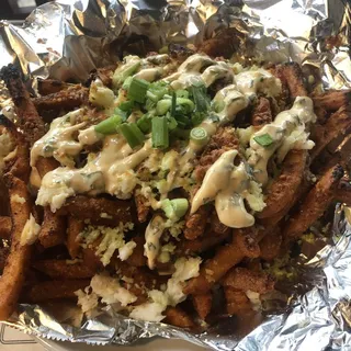 Garlic Parmesan Crab Fries