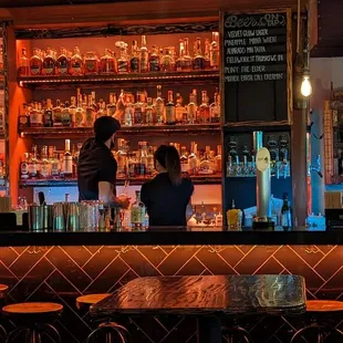 Really cool bar set up