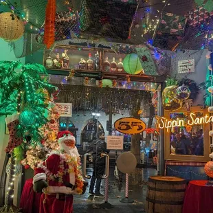 Decorated for the holidays