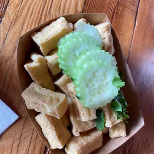 Fried tofu