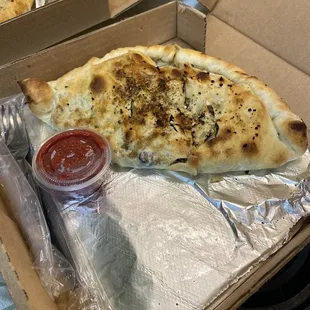 The Mediterranean Calzone.