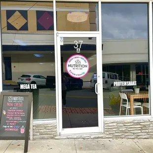 the front of a restaurant