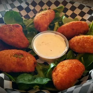 Jalapeno poppers..