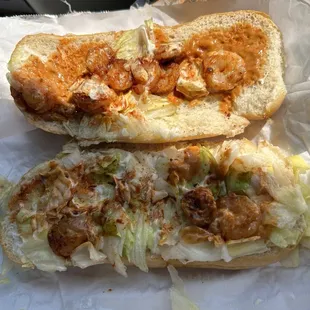 $12 shrimp poboy