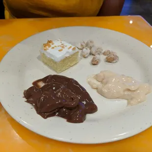 Dessert left something to be desired.