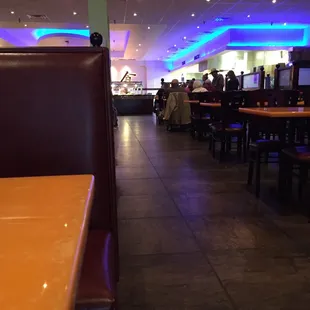 Buffet from the front