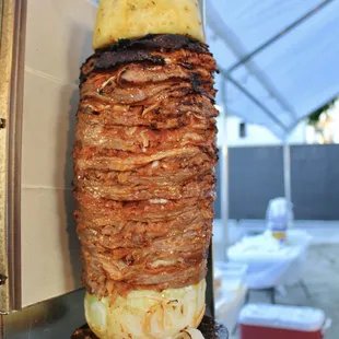 a kebab on a stick