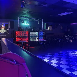 Dance floor is nice