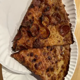 Cheese slice and pepperoni