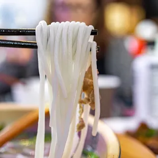 Yunnan Rice Noodles (very similar to Vietnamese Bún [vermicelli] noodles)