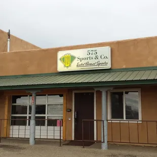 the front of the restaurant