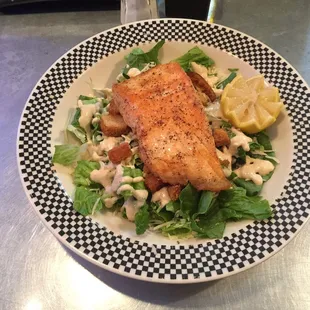 Salmon Caesar Salad!