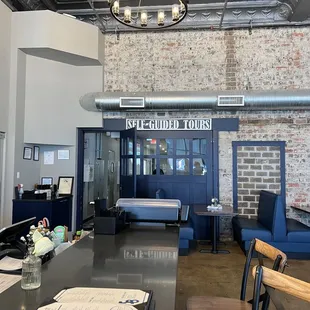 a view of the dining room