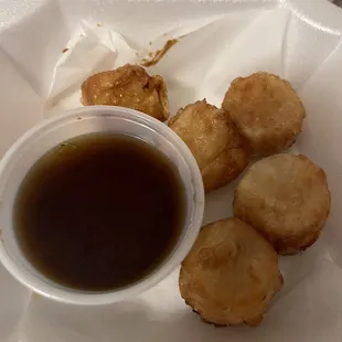 Shumai great ! I miss the special dipping sauce most places have. This is regular soy sauce.