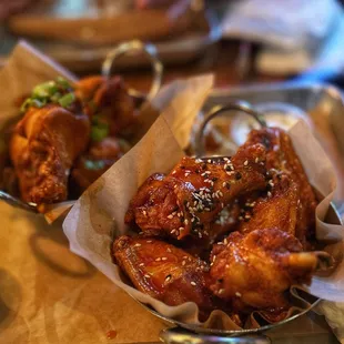 The honey gochujang wings, dooooo it